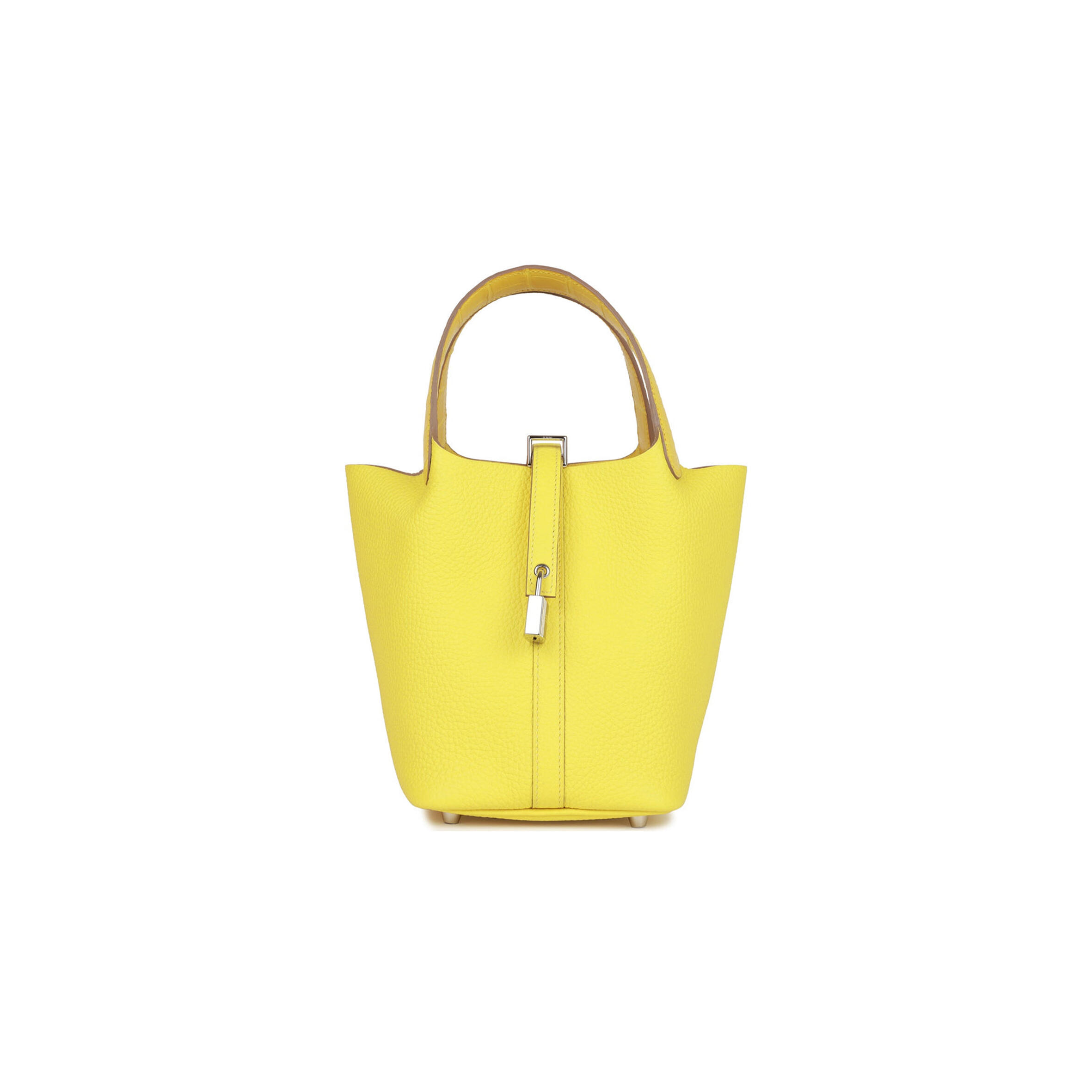 HERMES PICOTIN LOCK 18 CLEMENCE PALLADIUM HARDWARE H056289CK9R (18*18*13cm)